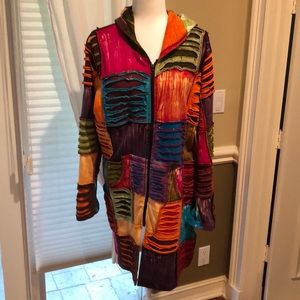 Colorful Patchwork Women's Jacket